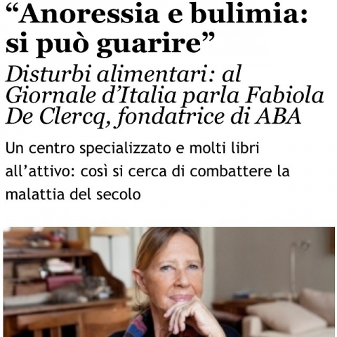 ABA - Associazione per lo studio e la ricerca sui disturbi del comportamento alimentare
