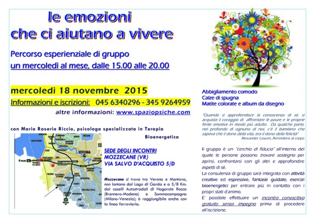 Le emozioni che ci aiutano a vivere