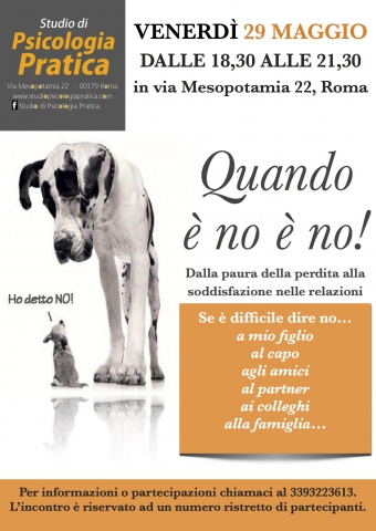 "Quando è no è no". Dalla paura della perdita alla soddisfazione nelle relazioni