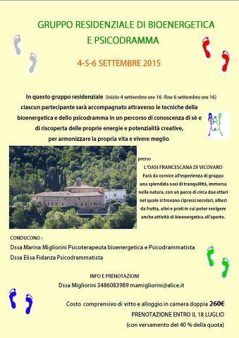 Gruppo Residenziale Bioenergetica e Psicodramma
