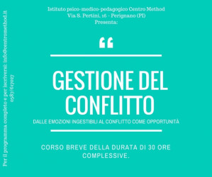 Corso breve per la Gestione del Conflitto
