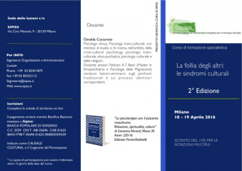 La follia degli altri: le sindromi culturali