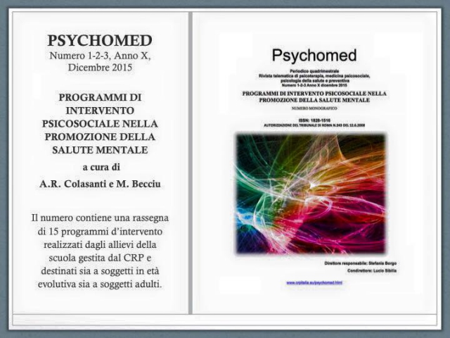 PSYCHOMED - Numeri 1-2-3, Anno X 2015