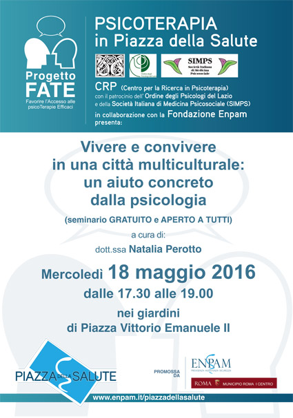 Vivere e convivere in una città multiculturale: un aiuto concreto dalla psicologia