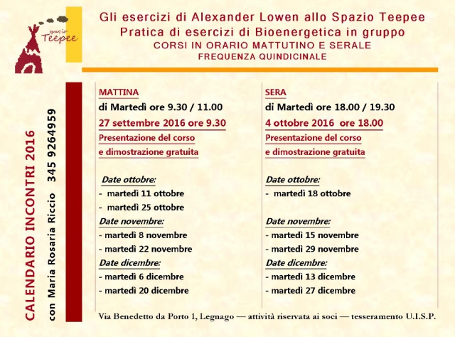 Bioenergetica per tutti