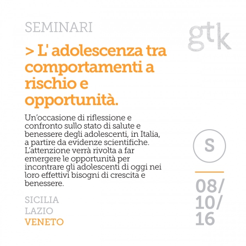 L'adolescenza tra comportamenti a rischio e opportunità