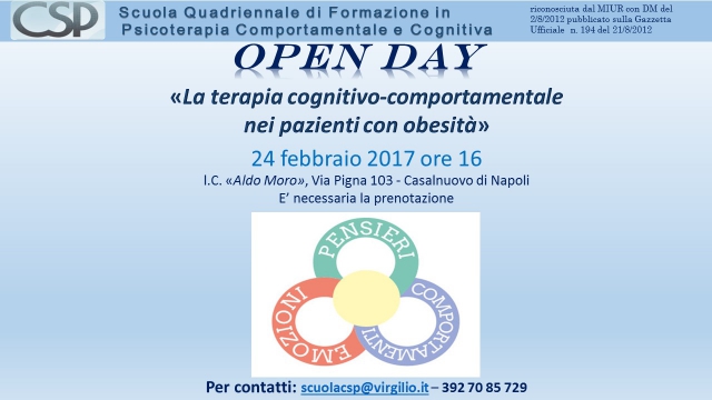 La terapia cognitivo-comportamentale nei pazienti con obesità