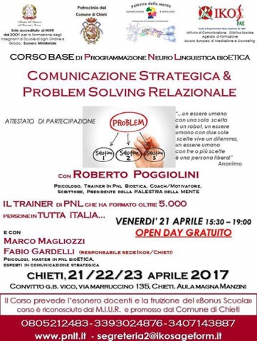 Corso base di PNL bioEtica