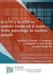 La CTU in ambito civile e il ruolo dello psicologo in ambito penale