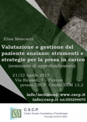 Valutazione e gestione del paziente anziano: strumenti e strategie per la presa in carico