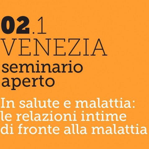 Giovedì 26 ottobre ore 18:30 - Dott.ssa Maria Vittoria Crolle Santi
In salute e malattia: le relazioni intime di fronte alla malattia

La malattia è spesso vissuta come una prova estrema. La Gestalt Therapy affronta il tema con sensibilità, integrando ogni parte di sè per arrivare ad un nuovo modo di vivere l’affettività e la sessualità. L'obiettivo è creare o ricreare un vero benessere nonostante il dolore e la paura.