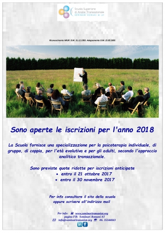 Apertura iscrizioni Corso di Psicoterapia