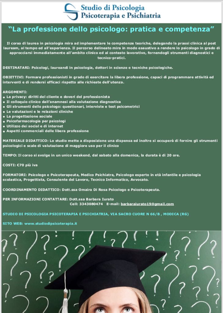La professione dello psicologo: pratica e competenza.