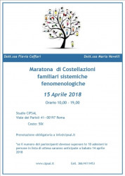 Costellazioni Familiari Sistemiche Fenomenologiche