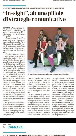 Il Tirreno 15/01/2019