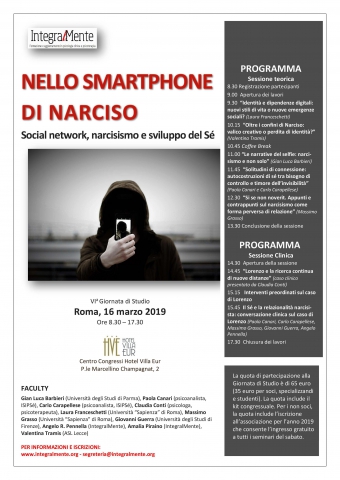 Nello Smartphone di Narciso: Social Network, narcisismo e sviluppo del Sé