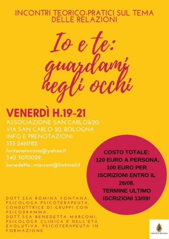 Io e te: guardami negli occhi